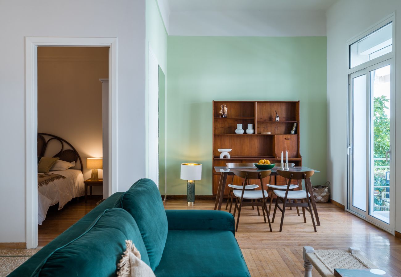 Apartment in Athens - Pistachio – A Luxurious Aegina-Inspired Oasis in Athens